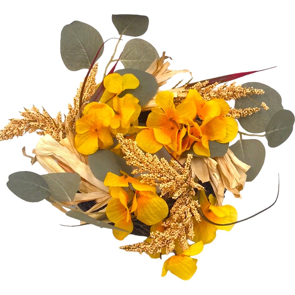 Mini Harvest Wreath Floral Arrangement decor